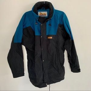 CanvasBack Men’s Blue/Black Tech Jacket, M/L